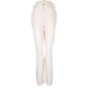 Frank & Eileen Size 28 Pink Stretchy High Rise Jeans Straight Leg